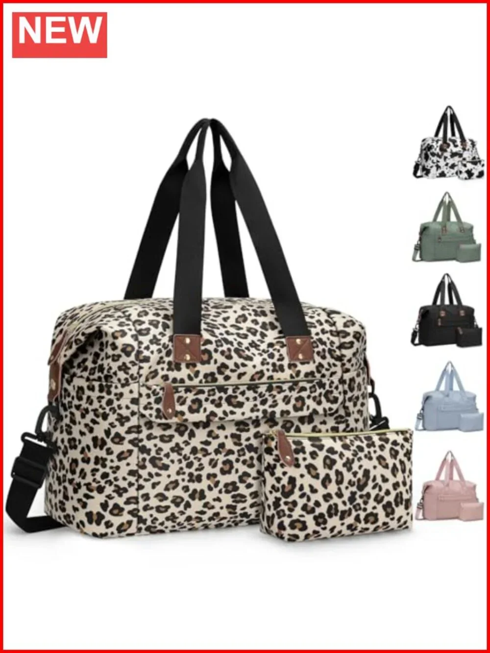 Waterproof Travel Duffle Bag Weekender Overnight Carry On Gym Tote
